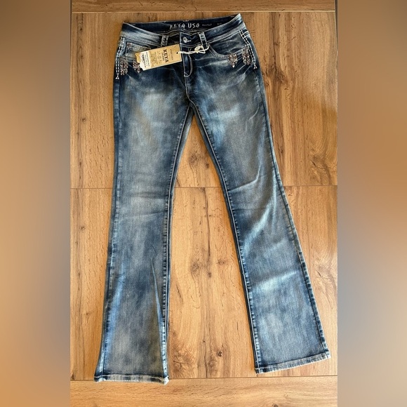 Keya boot cut embellished jeans - Picture 1 of 13